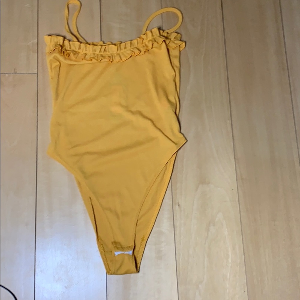 Yellow/Orange bodysuit